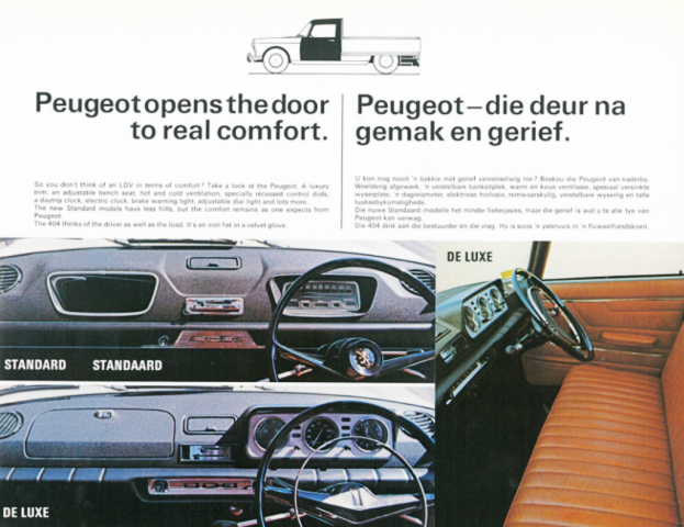 Peugeot 404 Pickup 1967-1988