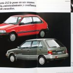 Subaru Justy J10/J12 Catálogo Año 1989