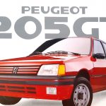 Peugeot 205 Ficha publicitaria Chile Año 1990