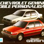 Chevrolet Gemini Ficha de producto Chile 1986