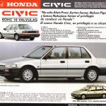 Honda Civic Publicidad Chile 1988