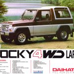 Daihatsu Rocky Largo. Ficha de producto Chile Año 1989