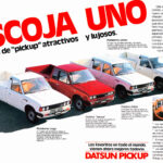 Datsun Pickup 720 Publicidad Chile Año 1980