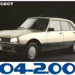 Peugeot 504 Brochure Chile 1989
