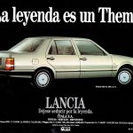 Lancia Thema Publicidad Chile 1988
