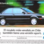 Nissan V16 Sport Sunny B13 Publicidad Chile 1994