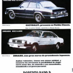 Chevrolet Malibu Subaru Leone Hardtop Publicidad Chile 1979